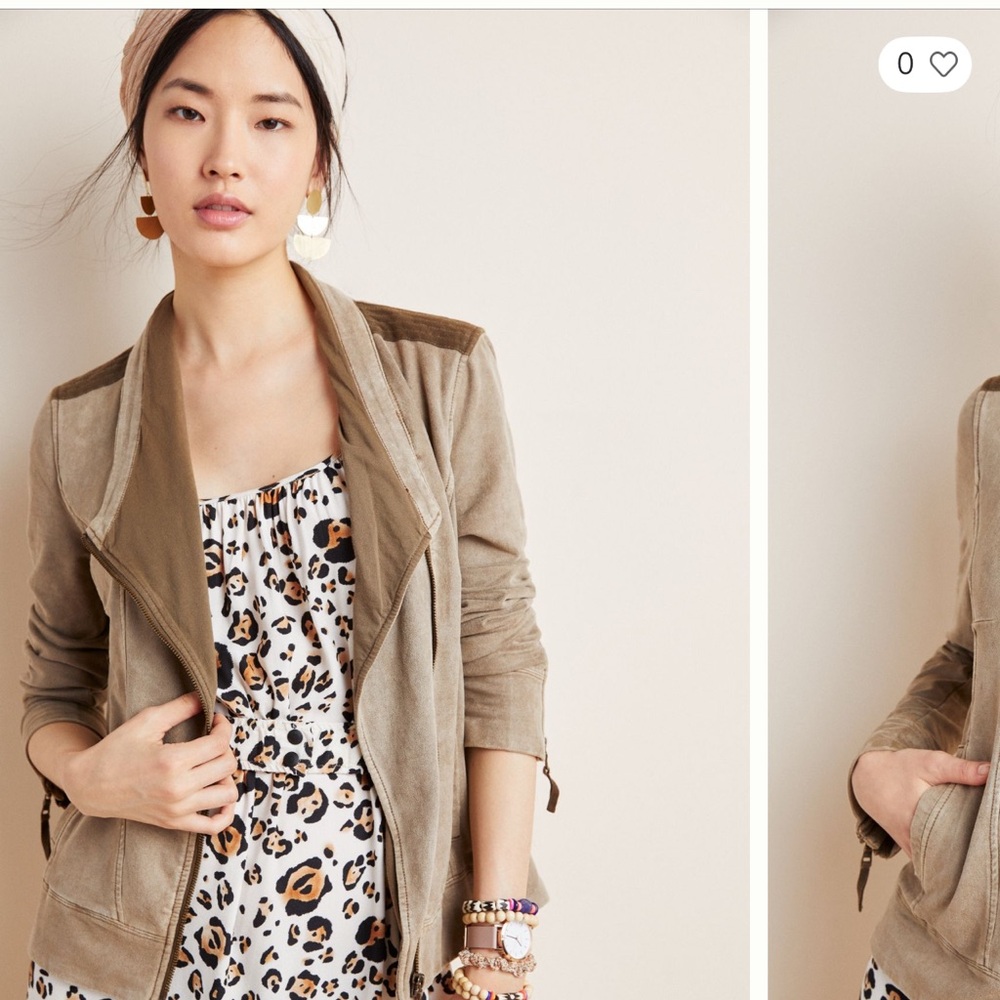 Anthropologie Marrakech French Terry jacket